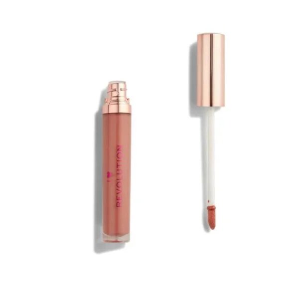 3 New Makeup Revolution I Heart Revolution Chocolate Orange Lip-Gloss – New - Picture 2 of 6